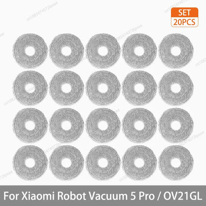 Xiaomi Robot Vacuum 5 Pro / OV21GL Spare Parts – Brush, Filter, Mop & Dust Bag