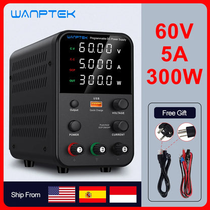 Wanptek Adjustable DC Lab Bench Power Supply