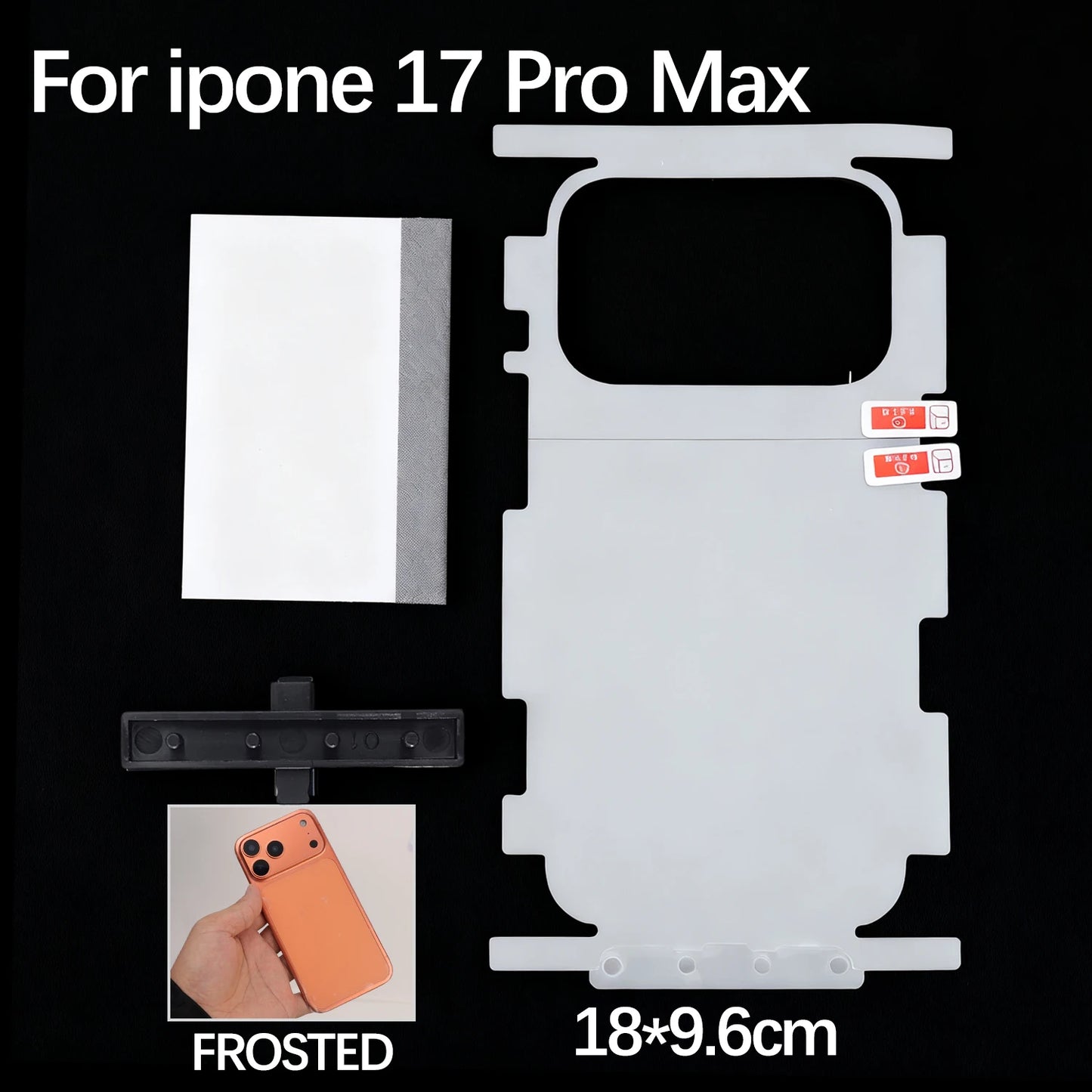 Full Coverage Hydrogel Screen Protector for iPhone 17 / 16 / 15 – HD Side Frame Film