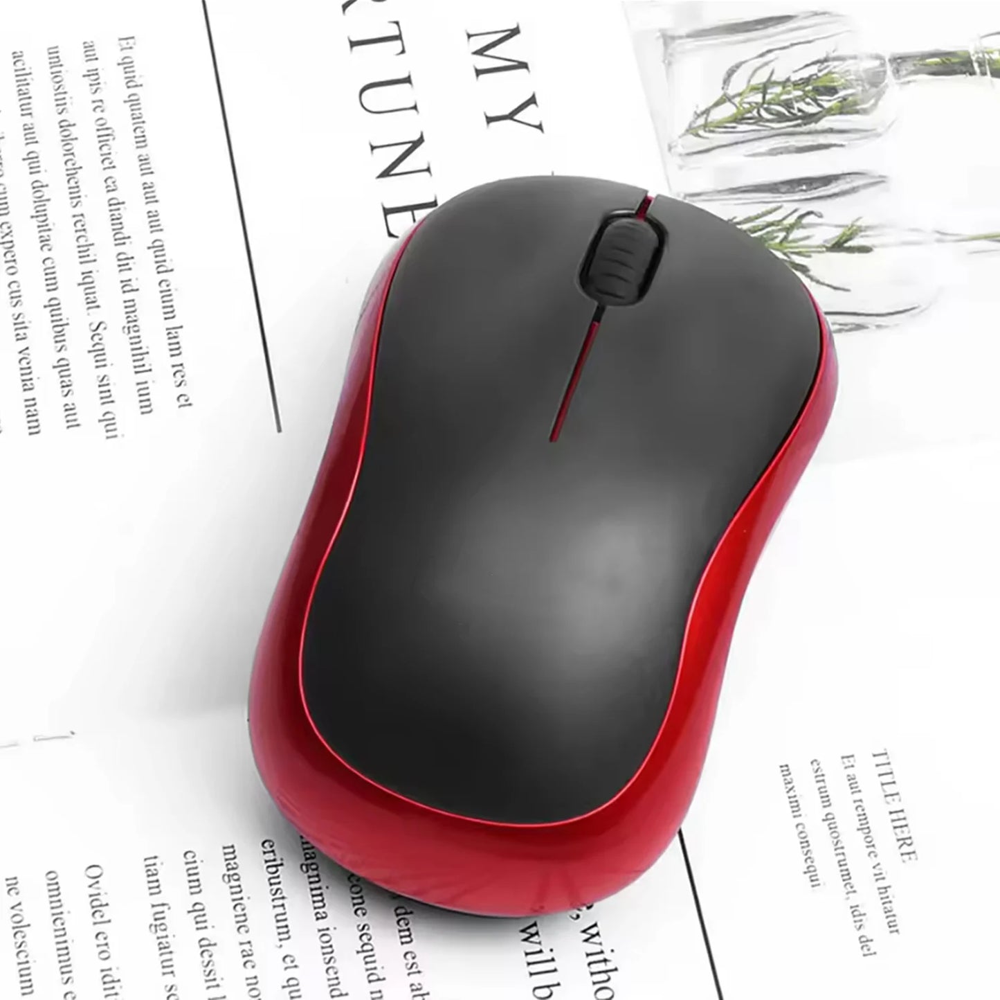 OBAME M185 Mini Wireless Mouse – 1000 DPI, 2.4GHz, Ergonomic, USB Receiver for PC & Laptop