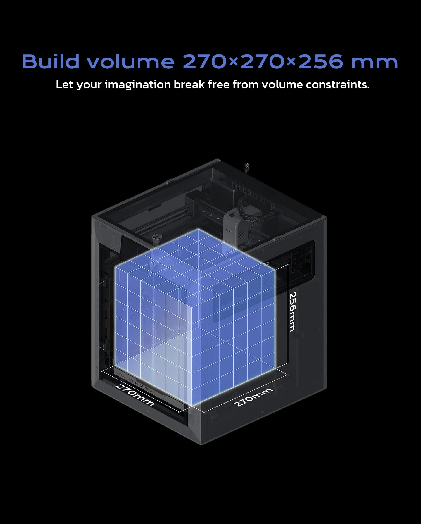 QIDI Q2 FDM 3D Printer – AI Camera, Enclosed, 65°C Heated Chamber, Air Filtration, 600mm/s