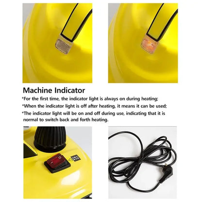Multifunctional High-Temperature Steam Cleaner | 220V EU | Car Interior, Floor & Kitchen Sterilizer