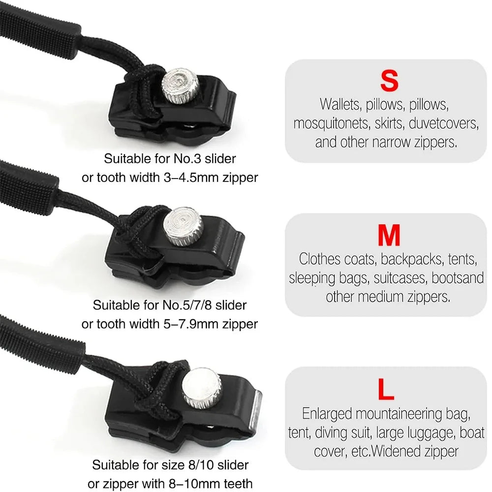 Universal Zipper Repair Kit – Instant Replacement Slider & Pull