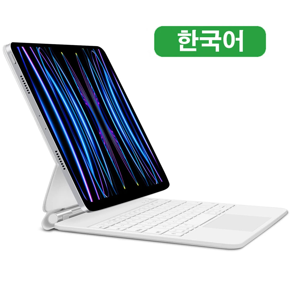 GOOJODOQ Magic Keyboard for iPad Pro 11" / Air 11" M2 M3 | Floating Stand | Bluetooth | Multi-Language