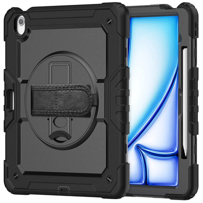 WeFor Heavy Duty iPad Case – Screen Protector, Shoulder Strap & Pencil Holder for iPad 11 A16, Air 11 & Air 13 M3 (2025)