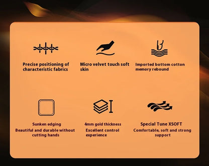 ATK Kong Xsoft Esports Mouse Pad – PORON Base, Anti-Slip, for 60–80% Keyboards