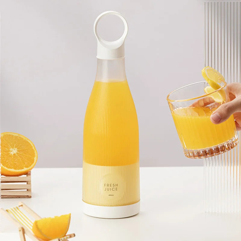 CREAROMA Mini Portable Blender & Electric Juicer – USB Rechargeable 500ml