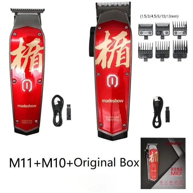 Madeshow M10 Professional Cordless Hair Clipper & Beard Trimmer