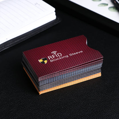 RFID Blocking Card Sleeve Protectors – 5 Pack