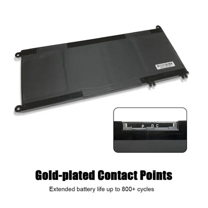 SKOWER 33YDH Dell G3/G5/G7 Gaming Laptop Battery 56Wh — Inspiron 15 7577, Latitude 3380/3490