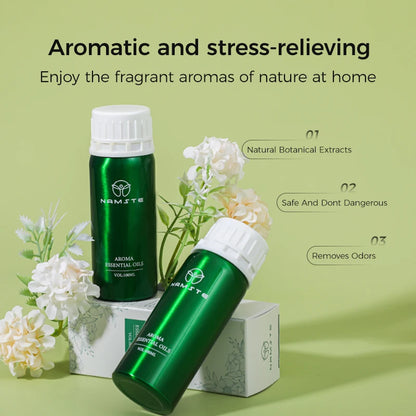 NAMSTE Hotel Signature Scent Essential Oil Diffuser – 300ml, 10 Luxury Fragrances, Home Air Freshener