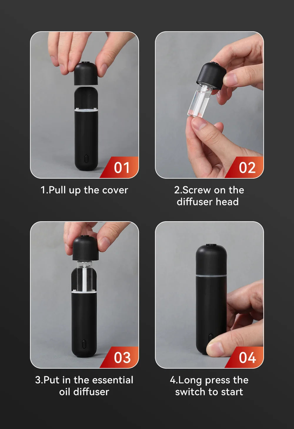 Electric Car Air Freshener & Aroma Diffuser – Essential Oil Fragrance for Cars
