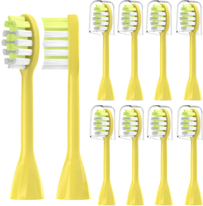 Set of R.E.D. Shopping electric toothbrush replacement heads with soft bristles for adults, available in 4, 6, or 8 pack.