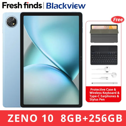 Blackview Zeno 10 5G AI Tablet – 11" FHD+ 90Hz, UNISOC T8200, 8800mAh, Quad Speakers, Android 15