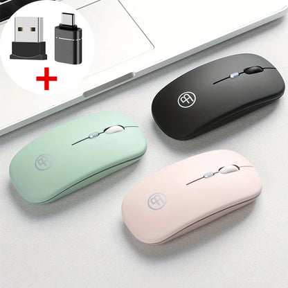BalanceFit RGB Wireless Gaming Mouse – Rechargeable, LED Backlit, Ergonomic, 1600 DPI, for Laptop & PC
