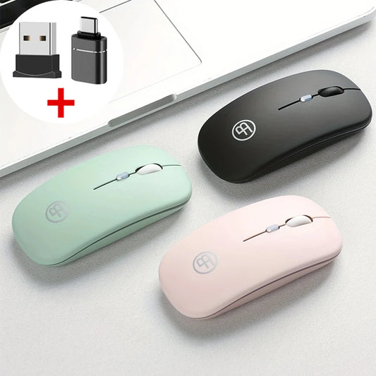 BalanceFit RGB Wireless Gaming Mouse – Rechargeable, LED Backlit, Ergonomic, 1600 DPI, for Laptop & PC