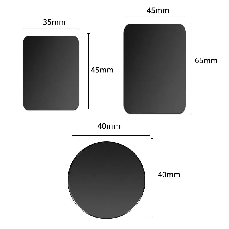 Universal Metal Plates for MagSafe Phone Holder | Iron Sheet Sticker for Magnetic Car & Desk Mount