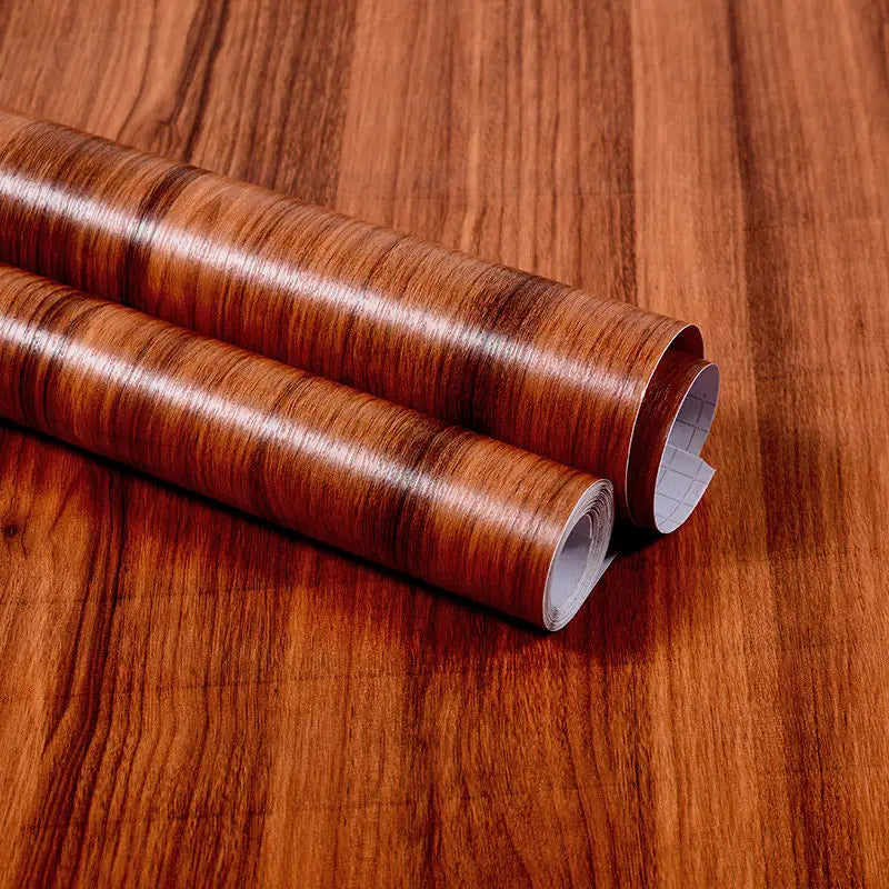 Self-Adhesive Waterproof Wood Effect Wallpaper Roll – PVC Vinyl
