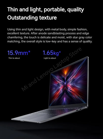 Xiaomi Redmi Book 16 2025 — Intel Core 5-220H, 16/32GB RAM, Up to 1TB SSD, 2.5K 120Hz