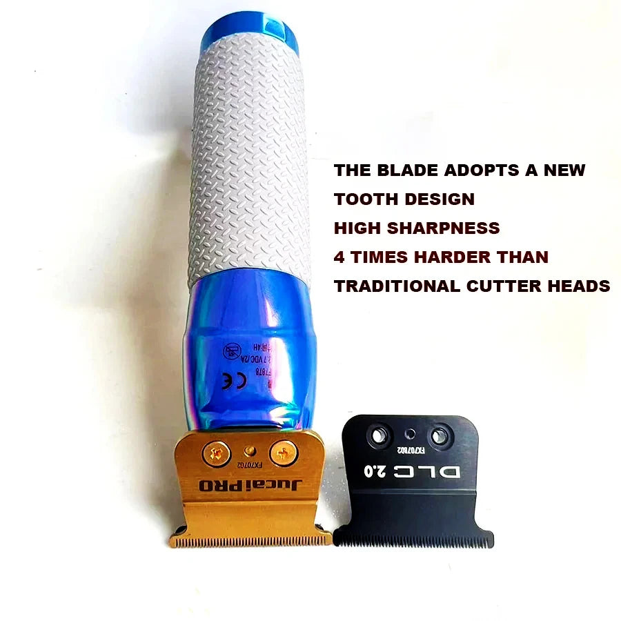 R.E.D. Shopping FX707 replacement blade for BAB PRO trimmer, titanium-coated, compatible with FX787, FX726, FX787Z, DLC carbon steel.