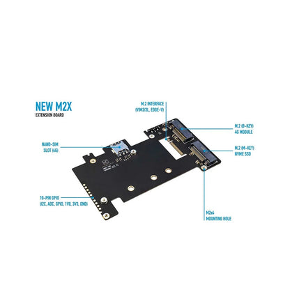 Khadas M2X Extension Board – Compatible with VIM3/VIM3L/VIM4 & Quectel 4G LTE Module