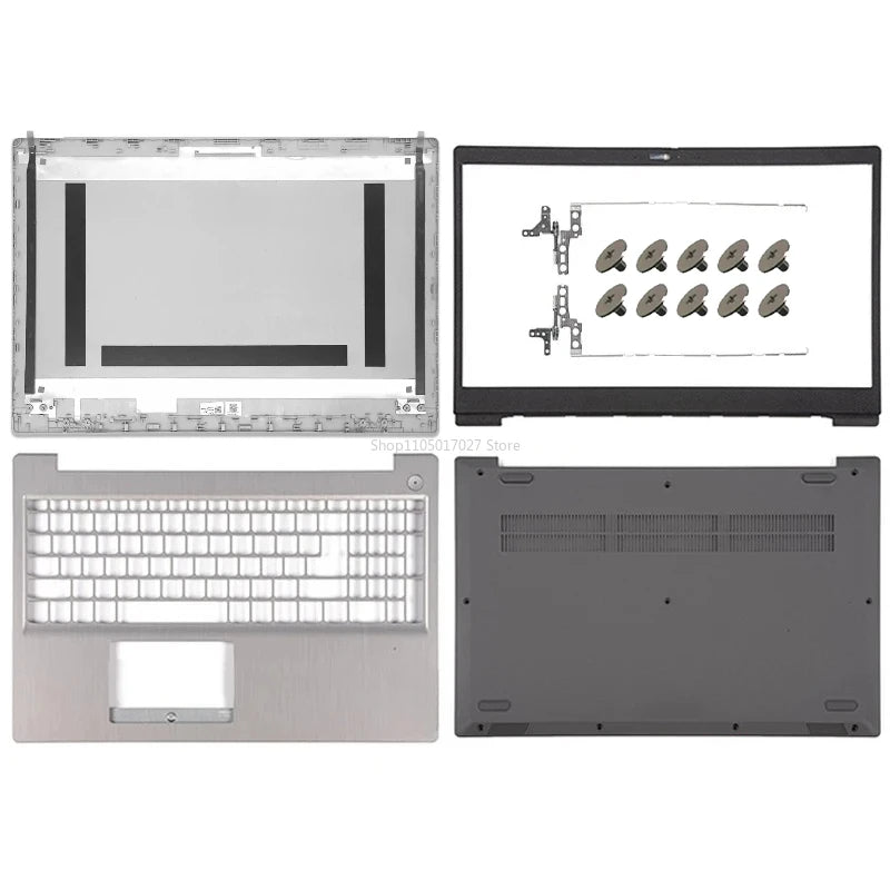 Lenovo IdeaPad 3-15 Replacement Case Parts – LCD Back Cover, Bezel, Palmrest, Bottom (15ADA05/15IML05/15IIL05 etc.)