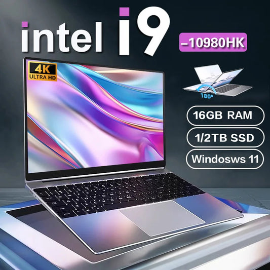 ACEKAMAS 14.1" Laptop – Intel Core i9-10980HK, 16GB DDR4, 256GB–2TB SSD, Wi-Fi 6, Windows 11 Pro