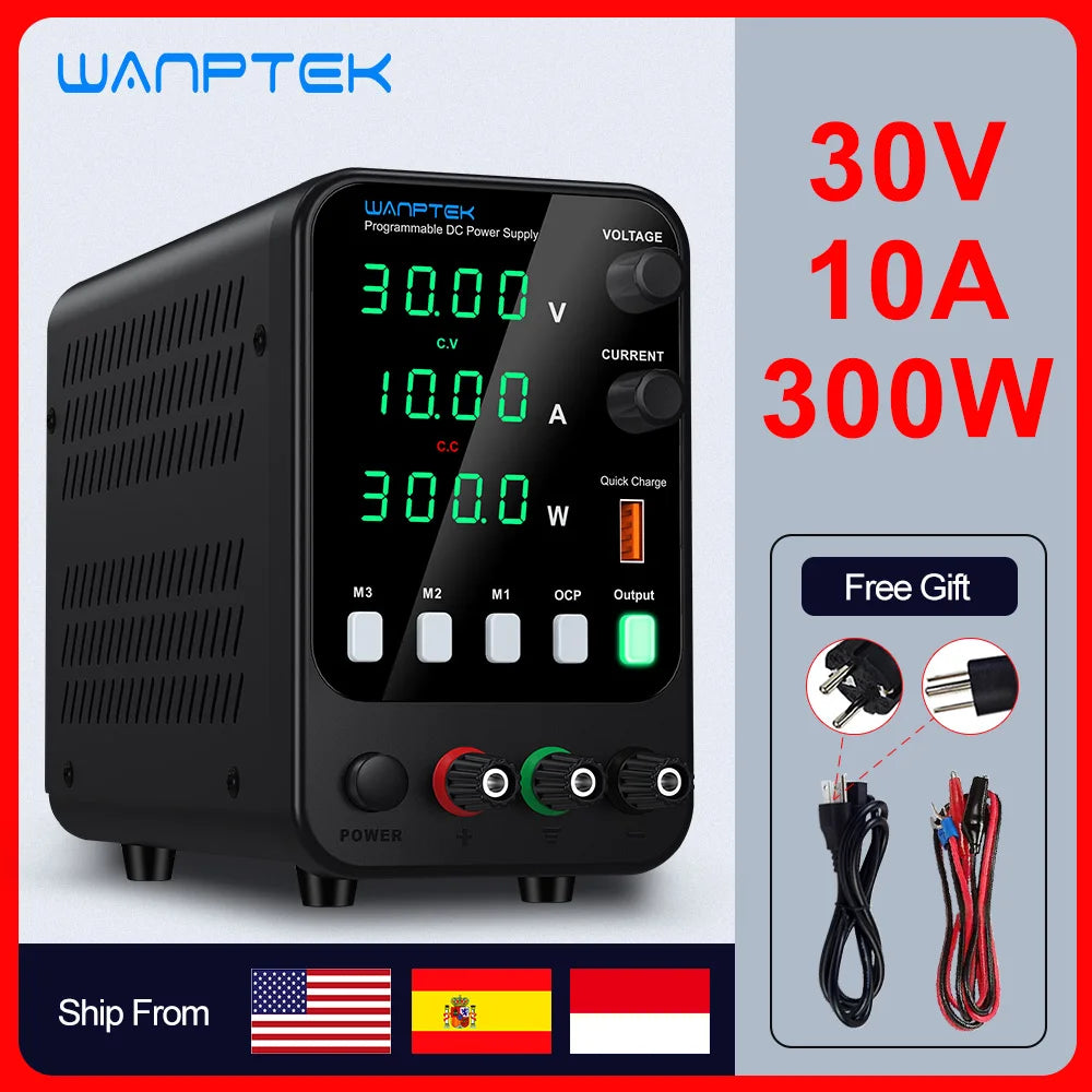 Wanptek Adjustable DC Lab Bench Power Supply