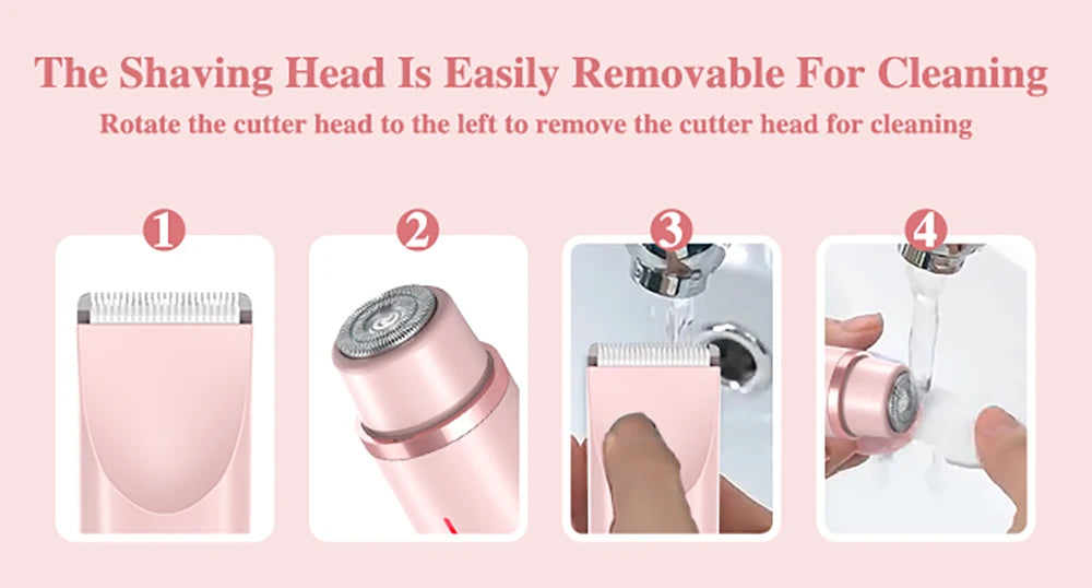 Electric Shaver for Women | Painless Hair Removal | Leg, Bikini & Facial Epilator