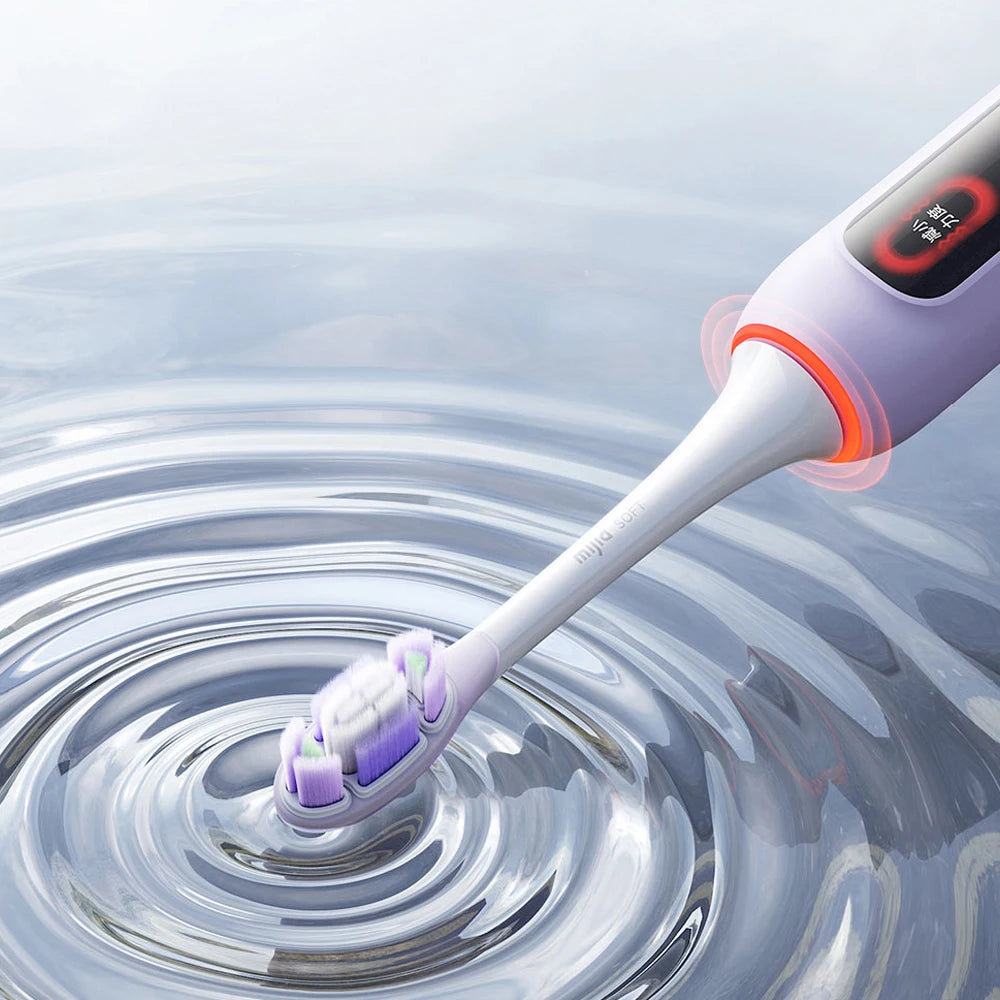 MIJIA Sonic Electric Toothbrush Pro – Smart 4 Modes, LED Screen, Travel Lock, IPX8, Long Battery Life