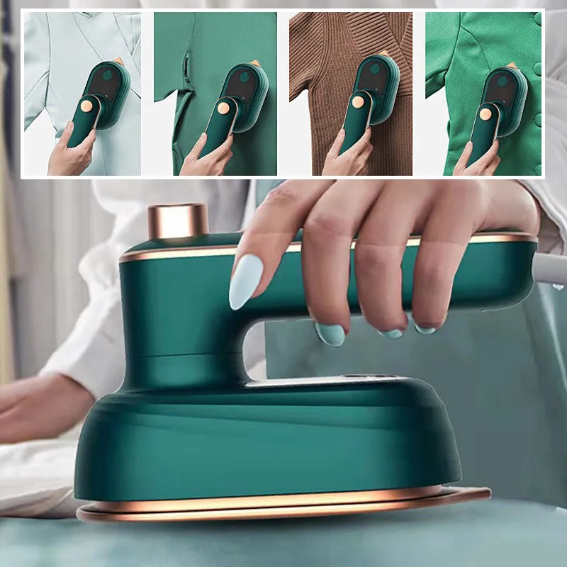 Mini Handheld Steam Iron – Travel-Ready Wet & Dry Garment Steamer