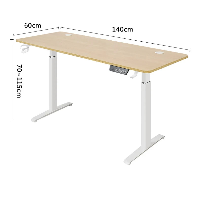 Smart Electric Standing Laptop Computer Motion Desk Height Adjustable Desk Lifting Table Standing Desk Sit Desk Home Office