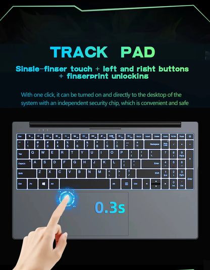 15.6" Laptop Intel Core i9-10980HK – 16GB RAM 1TB SSD Fingerprint Backlit Keyboard Windows 11