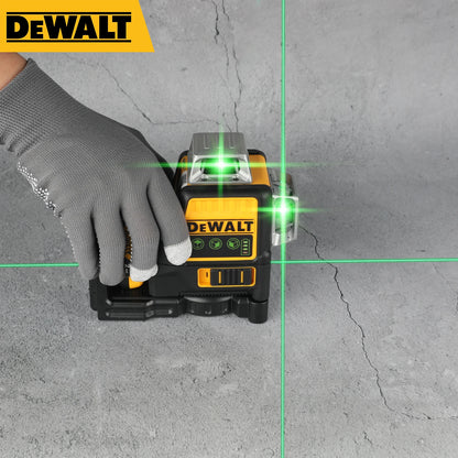 DW089LG 12-Line Green Laser Level – 3x360° Horizontal & Vertical Outdoor