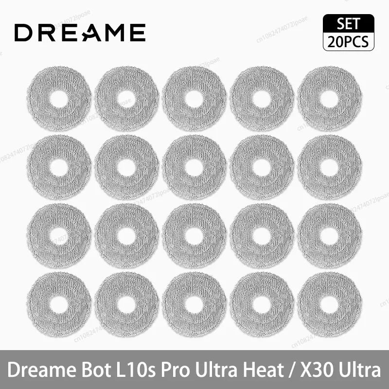 Dreame L10s Pro Ultra Heat / X30 Ultra Robot Vacuum Spare Parts – Brush, Filter, Mop & Dust Bag