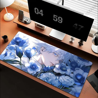 Jujutsu Kaisen Gojo Satoru XXL Gaming Mouse Pad – Large Anime Desk Mat, Rubber Base