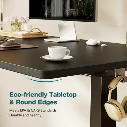 JHK Electric Height Adjustable Standing Desk – Ergonomic Sit-Stand Home Office