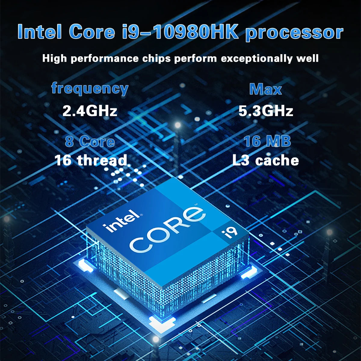 ACEKAMAS 15.6" Gaming Laptop – Intel Core i9-10980HK, 16GB DDR4, up to 2TB SSD, IPS, Windows 11 Pro