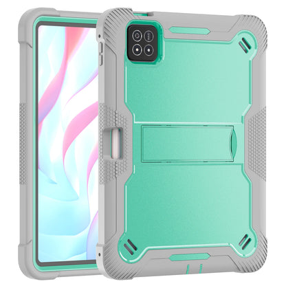 Xiaomi Pad 7 Pro rugged case with kickstand and pen slot, full-body protective cover for tablets, in black with durable design.