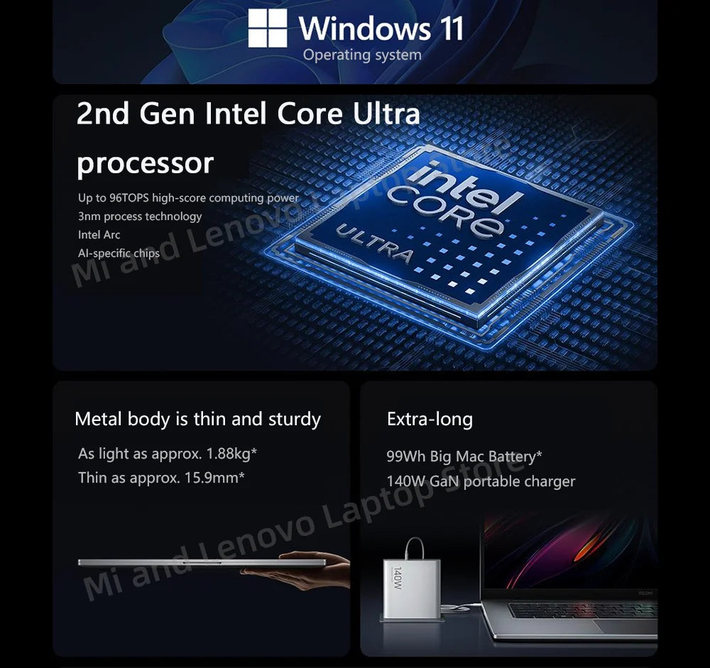 Xiaomi Redmi Book Pro 16 2025 – Core Ultra5-225H, 32GB DDR5, 1TB SSD, 2.5K 120Hz