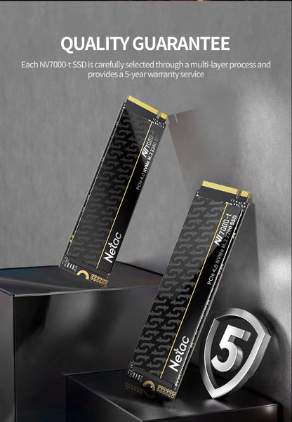 Netac NVMe SSD M.2 2280 PCIe 4.0 | 7400MB/s | 1TB / 2TB / 4TB | For PS5, Laptop & PC