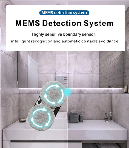 SHUYAO Window Cleaning Robot | Smart APP & Remote | Auto Water Spray | Anti-Fall