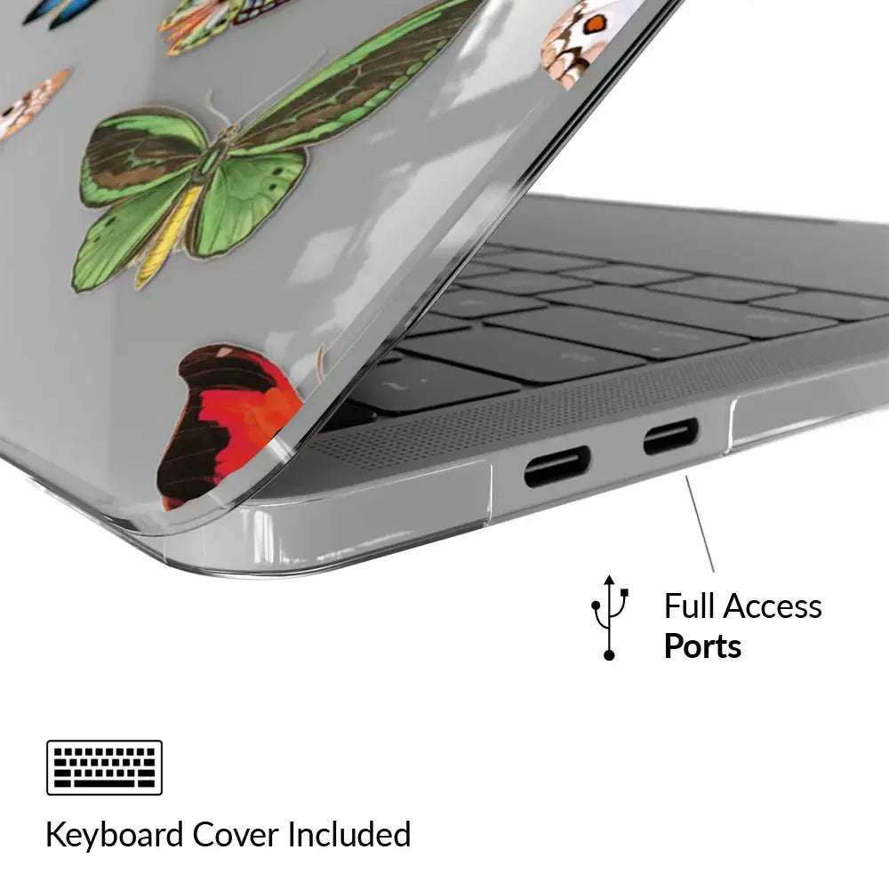 Transparent Hard Shell MacBook Case – MacBook Air & Pro 11" to 16" | M1 M2 Chip Compatible