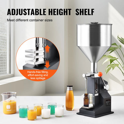 SucceBuy A03 Liquid Filling Machine | 5-3000ml | Semi-Auto | Adjustable Speed