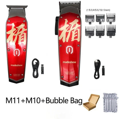 Madeshow M10 Professional Cordless Hair Clipper & Beard Trimmer
