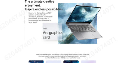 Lenovo ThinkBook 14+ 2025 – Intel Ultra 5 225H, 32GB DDR5, 1TB SSD, 14.5" 3K 120Hz, Windows 11