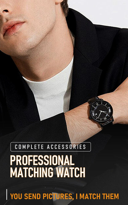 39.7mm Men's Watch Case for VK63 Movement – Metal Case with 20mm Strap Fit & Watch Box