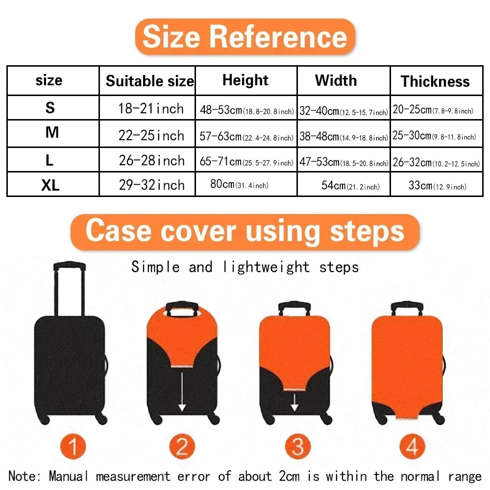 Stretch Fabric Suitcase Cover Protector 18-32 Inch