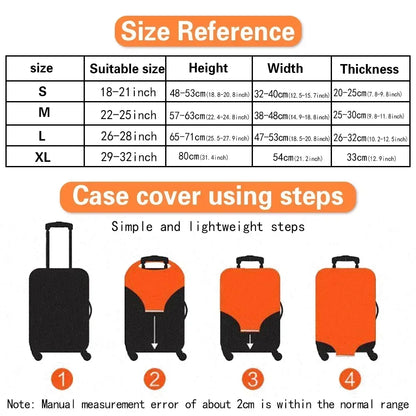 Stretch Fabric Suitcase Cover Protector 18-32 Inch