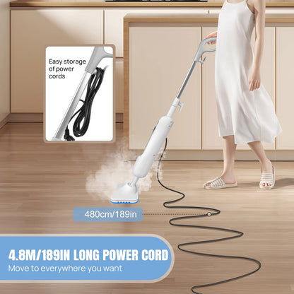 DayPlus Steam Mop & Detachable Steam Cleaner 1500W – Carpet, Laminate, Tile, Hardwood, 400ml